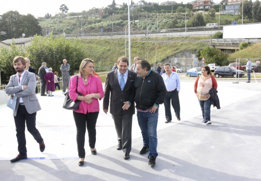 Carlos Negreira destaca o investimento de 2 millóns de euros en Palavea durante este mandato para a súa remodelación e para equiparalo co resto da cidade